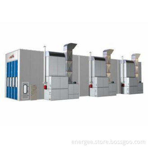 15M Full Grid Industrial Spray Booths With Double Intake Ce